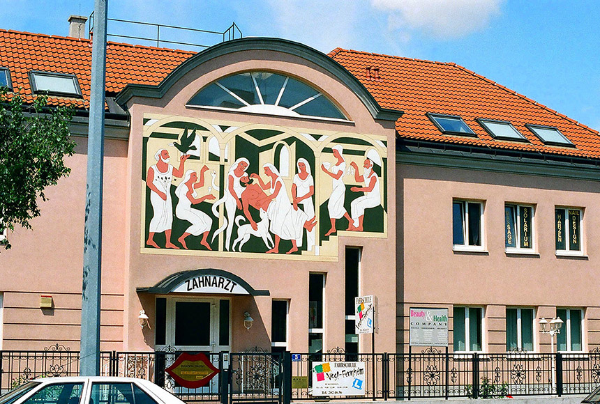 "Antique medicine", dental clinic, "Dr. Stastny", Vienna, Austria